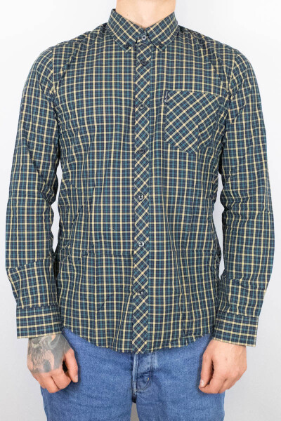 Ben Sherman Signature House Check Shirt LS Teal