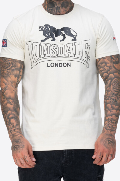 Lonsdale Hazelhurst T-Shirt Beige Black
