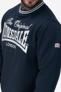 Lonsdale Clifton Sweater Dark Navy Ecru