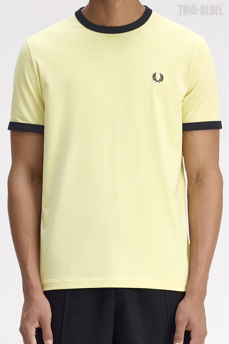 Fred Perry Ringer T-Shirt Champions Gold