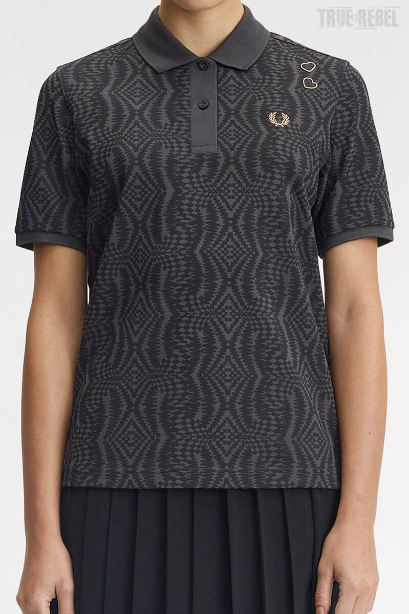 Fred Perry Amy Winehouse Printed Polo Sh box