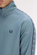 Fred Perry Contrast Tape Track Jacket Stockport Blue Navy