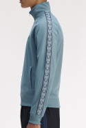 Fred Perry Contrast Tape Track Jacket Stockport Blue Navy