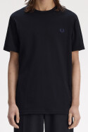 Fred Perry Mesh Taped Ringer T-Shirt Black