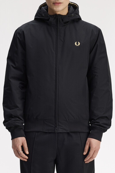 Fred Perry Hooded Brentham Jacket Black