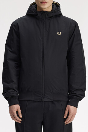 Fred Perry Hooded Brentham Jacket Black