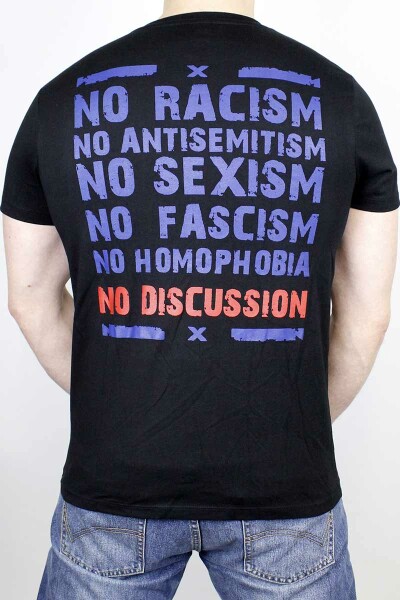True Rebel T-Shirt No Discussion Black 2XL