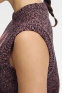 Fred Perry Ladies Twisted Marl Knitted Tank Flamingo Tan