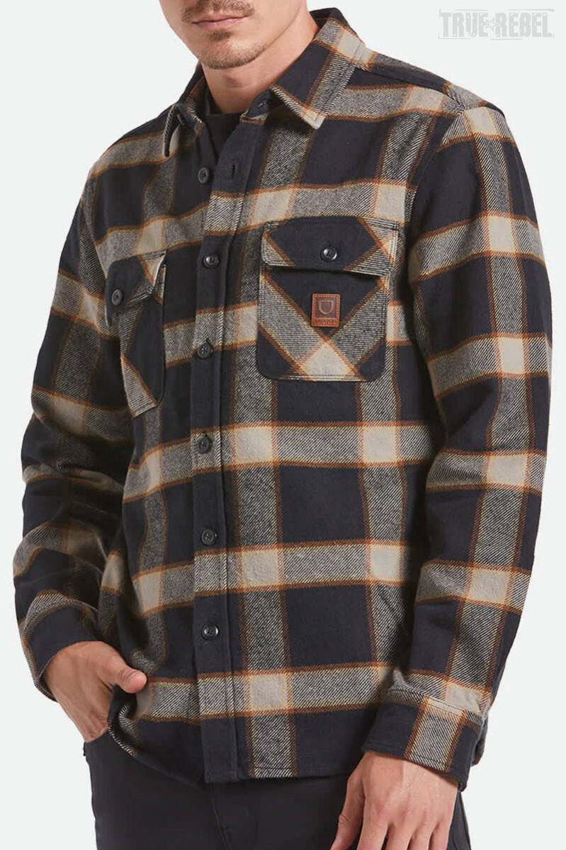 Brixton Bowery Heavy Weight Flannel Shir box