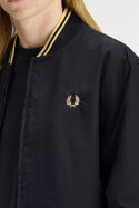 Fred Perry Brentham Bomber Jacket Black