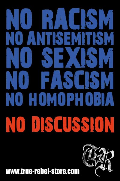 Sticker No Discussion (25Stck, DinA7)