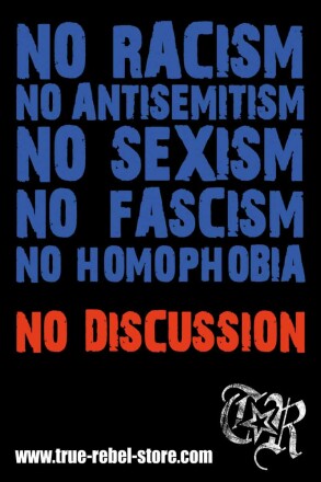 Sticker No Discussion (25Stck, DinA7)
