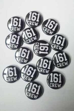 True Rebel Button 161 Black