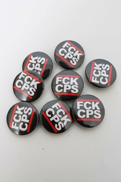 True Rebel Button FCK CPS Black