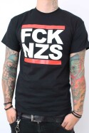 True Rebel T-Shirt FCK NZS Black L