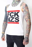 True Rebel Tank Top FCK NZS White