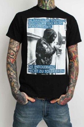 True Rebel T-Shirt Intoleranz Black L